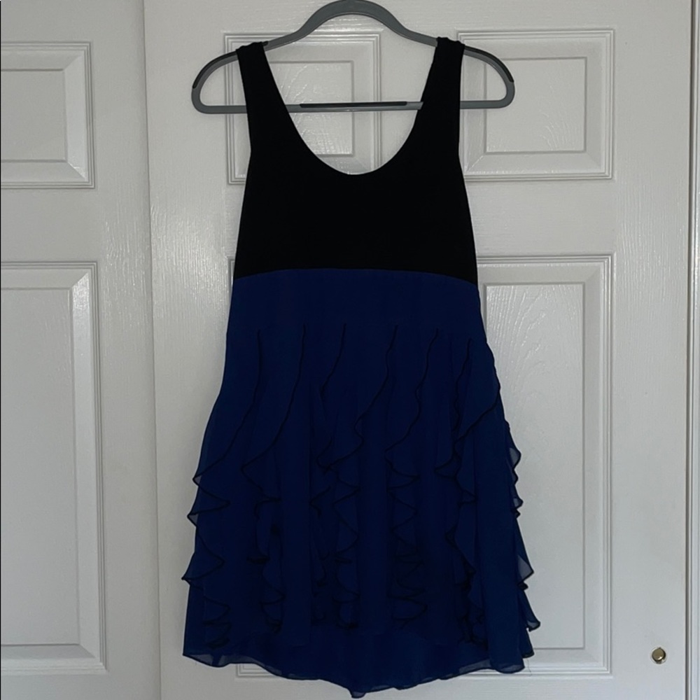 Express Black and navy dress